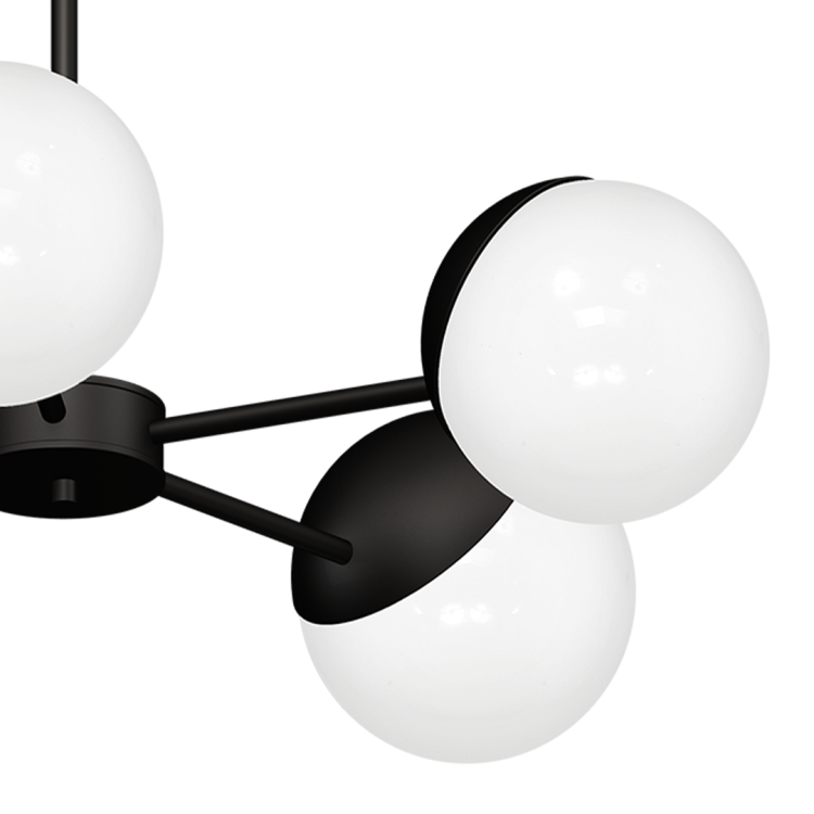 Żyrandol SFERA BLACK 5xE14 MLP8866 Milagro