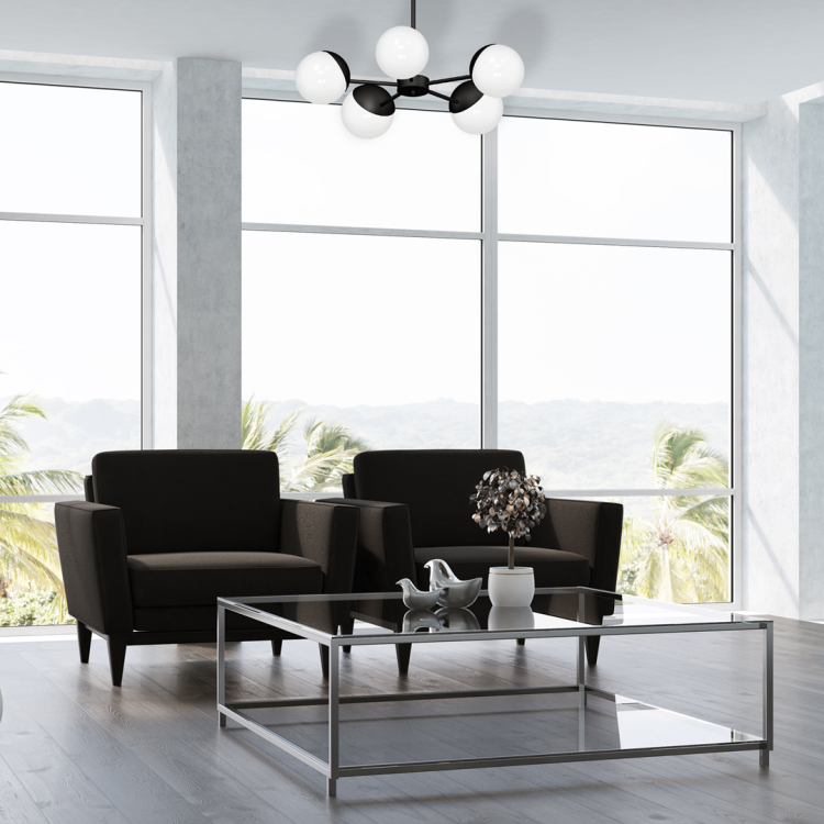 Żyrandol SFERA BLACK 5xE14 MLP8866 Milagro