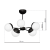 Żyrandol SFERA BLACK 5xE14 MLP8866 Milagro
