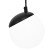 Lampa wisząca SFERA BLACK 3xE14 MLP8868 Milagro