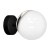 Kinkiet SFERA BLACK/CHROME 1xE14 MLP8870 Milagro