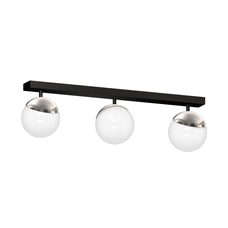 Lampa sufitowa SFERA BLACK/CHROME 3xE14 MLP8873 Milagro