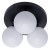 Lampa sufitowa SFERA BLACK/CHROME 3xE14 MLP8874 Milagro