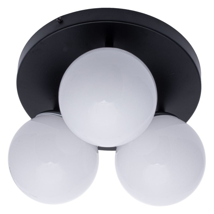 Lampa sufitowa SFERA BLACK/CHROME 3xE14 MLP8874 Milagro
