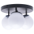 Lampa sufitowa SFERA BLACK/CHROME 3xE14 MLP8874 Milagro