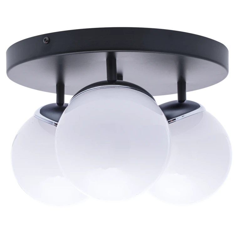 Lampa sufitowa SFERA BLACK/CHROME 3xE14 MLP8874 Milagro
