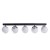 Lampa sufitowa SFERA BLACK/CHROME 5xE14 MLP8875 Milagro