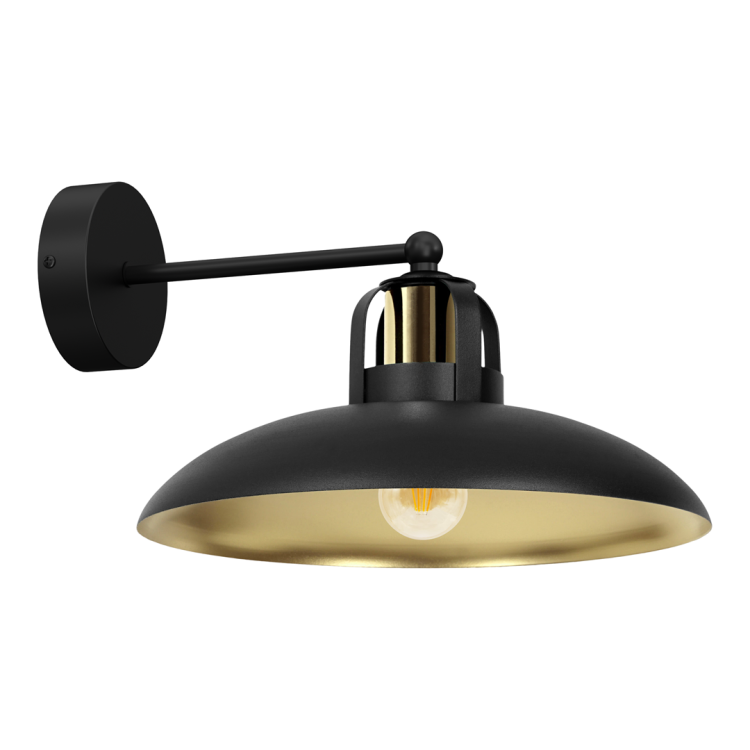 Kinkiet FELIX BLACK/GOLD 1xE27 MLP8904 Milagro