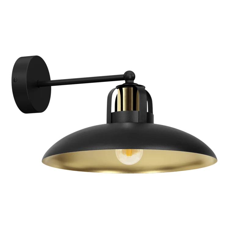 Kinkiet FELIX BLACK/GOLD 1xE27 MLP8904 Milagro
