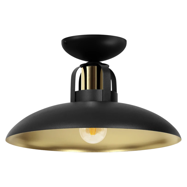 Lampa sufitowa FELIX BLACK/GOLD 1xE27 MLP8905 Milagro