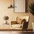 Lampa wisząca FELIX BLACK/GOLD 1xE27 MLP8906 Milagro