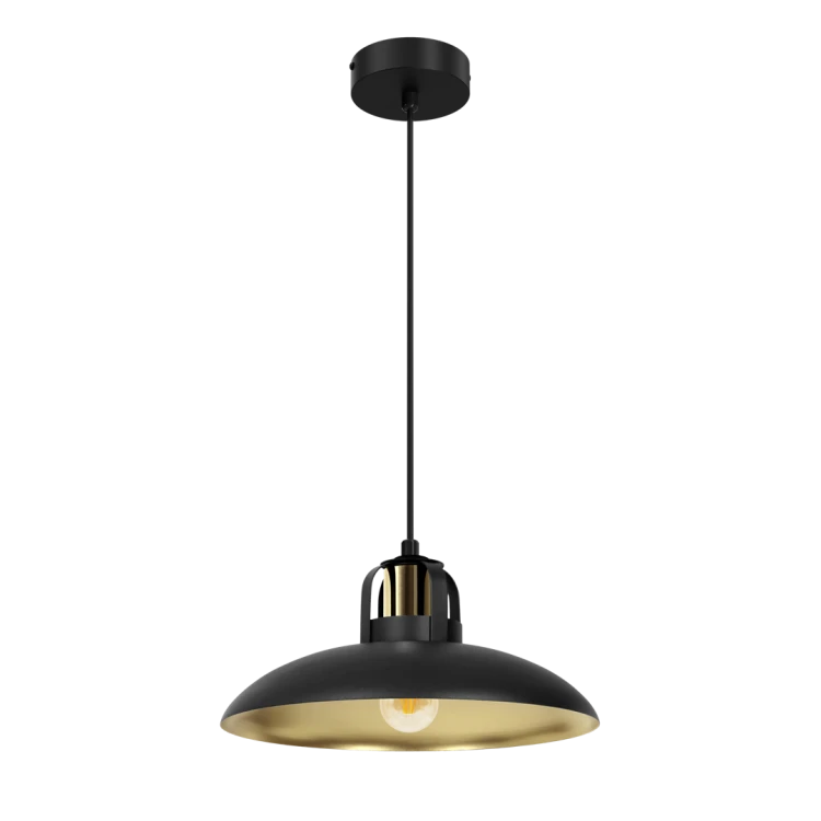 Lampa wisząca FELIX BLACK/GOLD 1xE27 MLP8906 Milagro