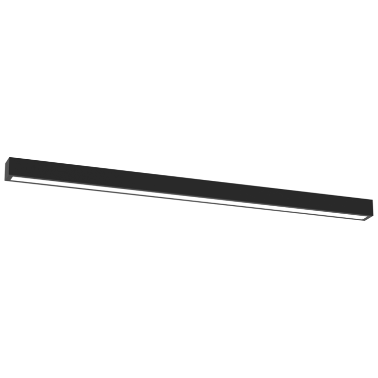 Lampa liniowa sufitowa LUNGO 18W MLP8910 Milagro 124cm 1xT8 LED Loft nowoczesna oprawa oświetleniowa zwis do biura nad biurko stół czarna czarny Inspiracje Premium