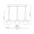 Lampa wisząca FUTURA 3xG9 MLP8914 Milagro