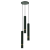 Lampa sufitowa wisząca natynkowa JOKER GREEN/GOLD 3xGU10 MLP8919 Milagro 3x GU10 50-90cm Spot oprawa oświetleniowa nowoczesna Industrialna Loft nawierzchniowa metal zwis zielony zielona złoty zielono złota Inspiracje Premium