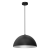 Lampa sufitowa wisząca Industrialna Loft BETA BLACK/WHITE 1xE27 35cm MLP8954 Milagro nowoczesna oprawa oświetleniowa metal żyrandol do Kuchni Jadalni nad stół blat wyspę czarny czarna biały biała czarno biała zwis Inspiracje Premium