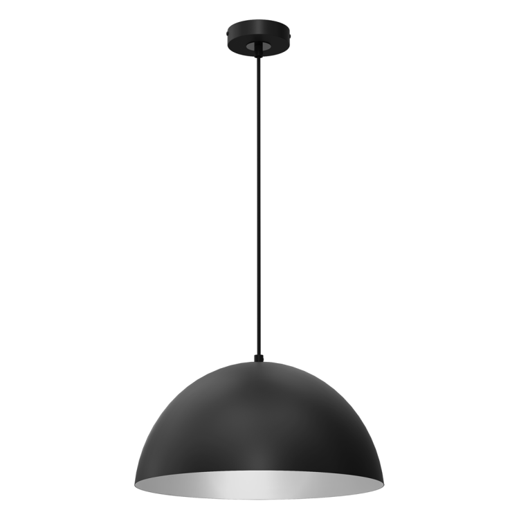 Lampa sufitowa wisząca Industrialna Loft BETA BLACK/WHITE 1xE27 35cm MLP8954 Milagro nowoczesna oprawa oświetleniowa metal żyrandol do Kuchni Jadalni nad stół blat wyspę czarny czarna biały biała czarno biała zwis Inspiracje Premium
