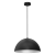 Lampa sufitowa wisząca Industrialna Loft BETA BLACK/WHITE 1xE27 35cm MLP8954 Milagro nowoczesna oprawa oświetleniowa metal żyrandol do Kuchni Jadalni nad stół blat wyspę czarny czarna biały biała czarno biała zwis Inspiracje Premium