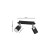 Lampa sufitowa listwa natynkowa JOKER BLACK/CHROME 2xGU10 MLP911 Milagro 2x GU10 24cm Spot oprawa oświetleniowa nowoczesna ścienna Industrialna Loft nawierzchniowa metal czarny czarna Inspiracje Premium
