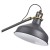 Lampa biurkowa Industrialna Harry Z7611 Emos E27 lampka Loft Retro Vintage ciemno szara