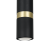 Lampa sufitowa wisząca natynkowa JOKER SATIN GOLD 1xGU10 MLP9667 Milagro 1x GU10 50-90cm Spot oprawa oświetleniowa nowoczesna Industrialna Loft nawierzchniowa metal zwis czarny czarna złoty czarno złota satynowa Inspiracje Premium