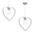 Lampa wisząca AMORE GREY 1xE27 MLP9822 Milagro