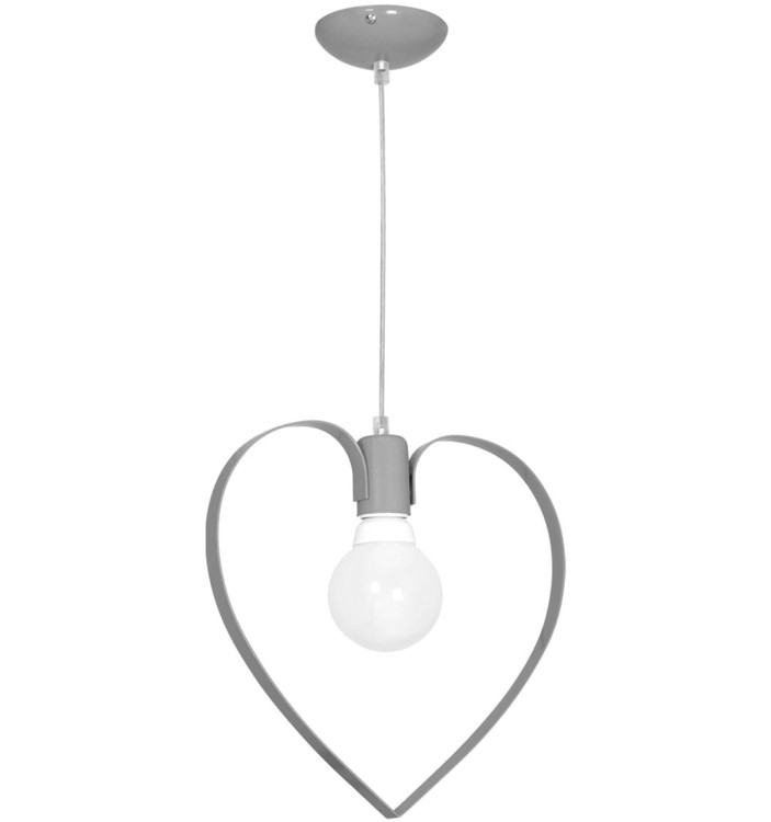 Lampa wisząca AMORE GREY 1xE27 MLP9822 Milagro