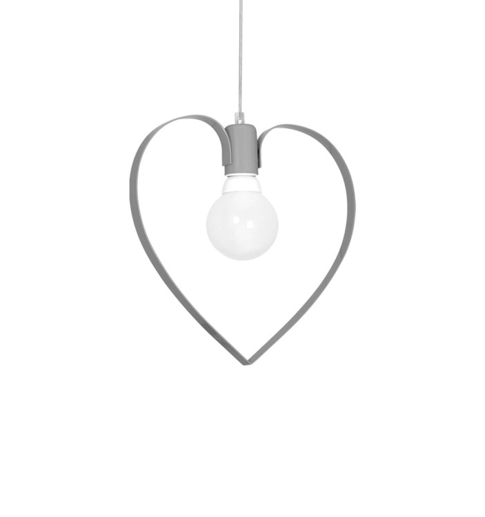 Lampa wisząca AMORE GREY 1xE27 MLP9822 Milagro