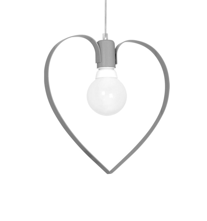 Lampa wisząca AMORE GREY 1xE27 MLP9822 Milagro