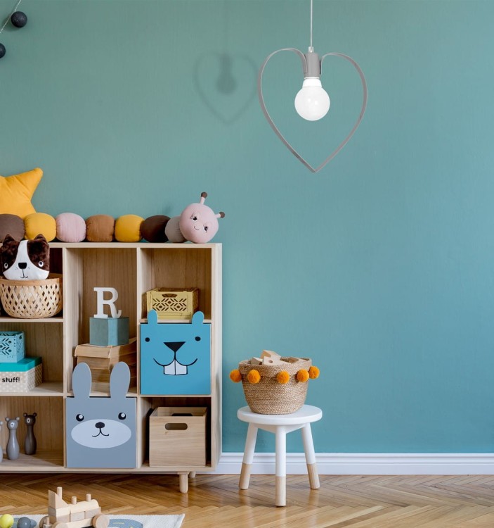 Lampa wisząca AMORE GREY 1xE27 MLP9822 Milagro
