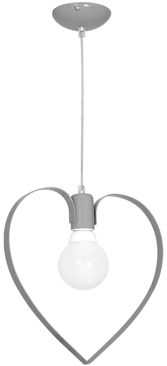 Lampa wisząca AMORE GREY 1xE27 MLP9822 Milagro