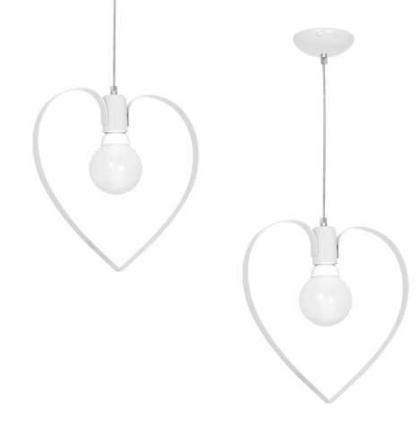 Lampa wisząca AMORE WHITE 1xE27 MLP9950 Milagro