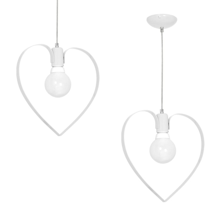 Lampa wisząca AMORE WHITE 1xE27 MLP9950 Milagro