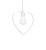 Lampa wisząca AMORE WHITE 1xE27 MLP9950 Milagro