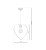 Lampa wisząca AMORE WHITE 1xE27 MLP9950 Milagro