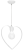 Lampa wisząca AMORE WHITE 1xE27 MLP9950 Milagro