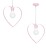 Lampa wisząca AMORE PINK 1xE27 MLP9953 Milagro