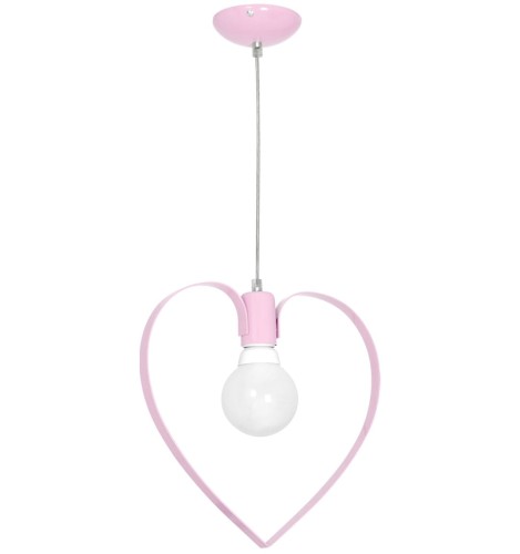 Lampa wisząca AMORE PINK 1xE27 MLP9953 Milagro