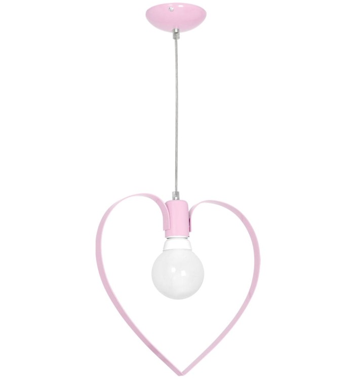 Lampa wisząca AMORE PINK 1xE27 MLP9953 Milagro