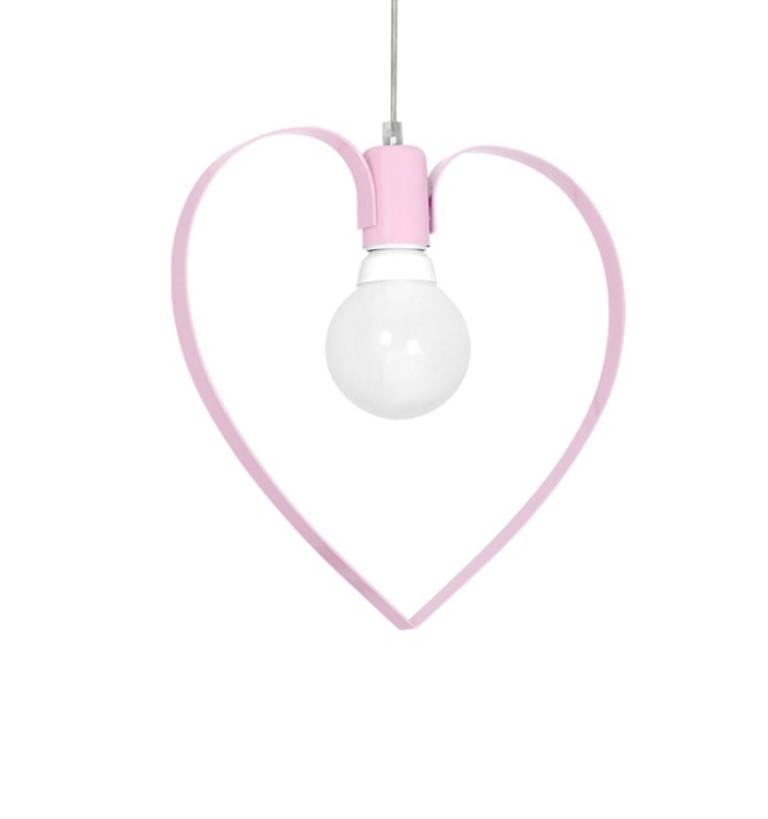 Lampa wisząca AMORE PINK 1xE27 MLP9953 Milagro