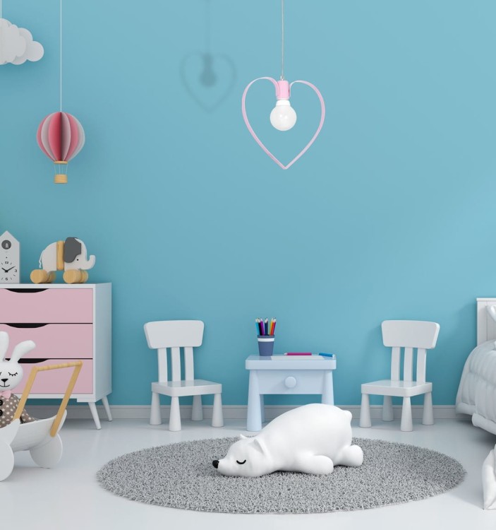 Lampa wisząca AMORE PINK 1xE27 MLP9953 Milagro