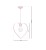 Lampa wisząca AMORE PINK 1xE27 MLP9953 Milagro
