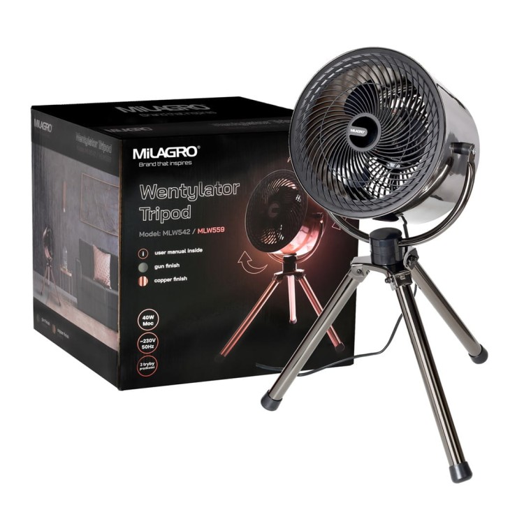 Wentylator stojący EKO-LIGHT 10" Tripod Gun MLW542 Eko-Light