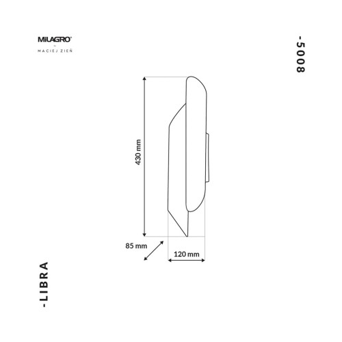 Kinkiet LIBRA 4xE14 MZ5008 Milagro