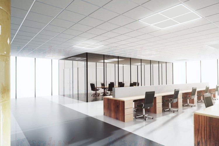 Ramka oświetleniowa LED AVAR 6060 40W-CW 26771 Kanlux 6000K nowoczesna do sufitu z kasetonów 60x60cm sufitowa barwa zimna
