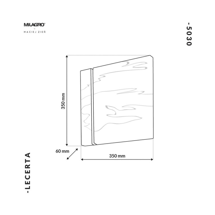 Kinkiet LECERTA 1,2W LED MZ5030 Milagro