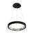 Lampa sufitowa wisząca okrąg koło Industrialna Loft CASSIOPEIA 9xE14 MZ5031 Milagro by Maciej Zień 9x E14 70cm nowoczesna oprawa oświetleniowa okrągła metal żyrandol czarny czarna chrom zwis Inspiracje Premium