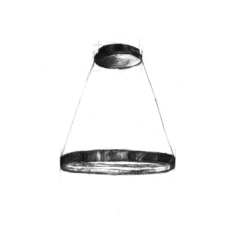 Lampa sufitowa wisząca okrąg koło Industrialna Loft CASSIOPEIA 8,5W LED MZ5043 Milagro by Maciej Zień 3000K 70cm nowoczesna oprawa oświetleniowa okrągła metal żyrandol czarny czarna zwis Inspiracje Premium