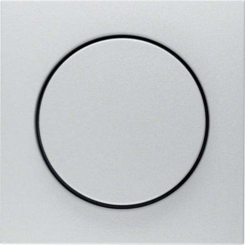 B.Kwadrat/B.7 Płytka czoł. pokręt. reg. do ściemniacza obrotowego alu mat, lak 11371404 HAGER BERKER