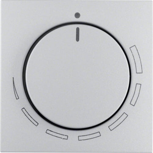 B.Kwadrat/B.7 Płytka czoł. pokręt. reg. do regulatora obrotów, alu 11371424 HAGER BERKER